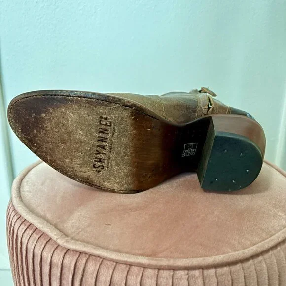 Size 7 Shyanne Women's Millie Floral Embroidered Booties - Picture 7 of 8